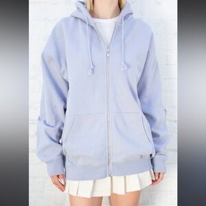 Brandy Melville Light Blue Christy Hoodie